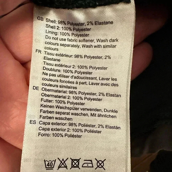 Helly Hansen Men’s Microfleece Quarter Snap Pullover Forest Green/Tan Size XL - Picture 4 of 11